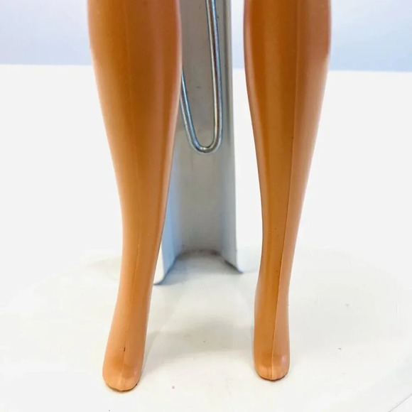 MATTEL BARBIE Doll Silver Dress 12" Tall Blonde Hair Blue Eyes Used - Picture 5 of 12